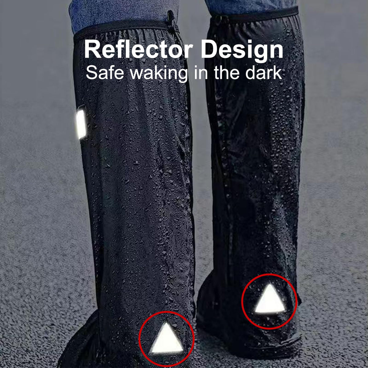 HEKEDES reflective strip visible at night for improved safety