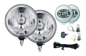 HELLA 500FF front view showing focused beam and stylish appearance benefit improved visibility