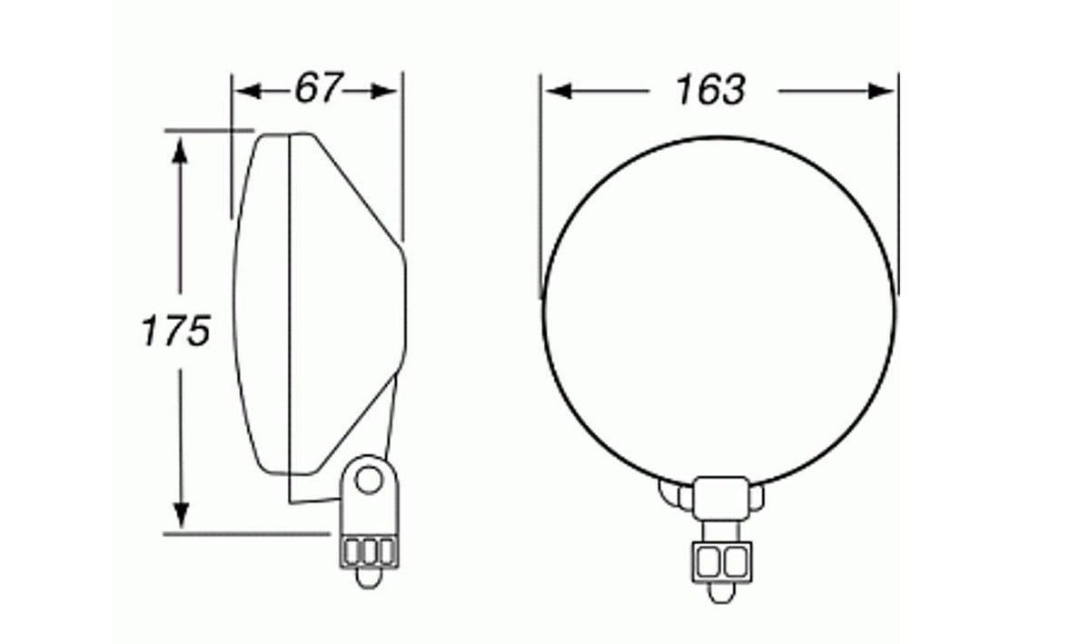Hella Black Magic lens with clear cover showing protection option and lens longevity benefit