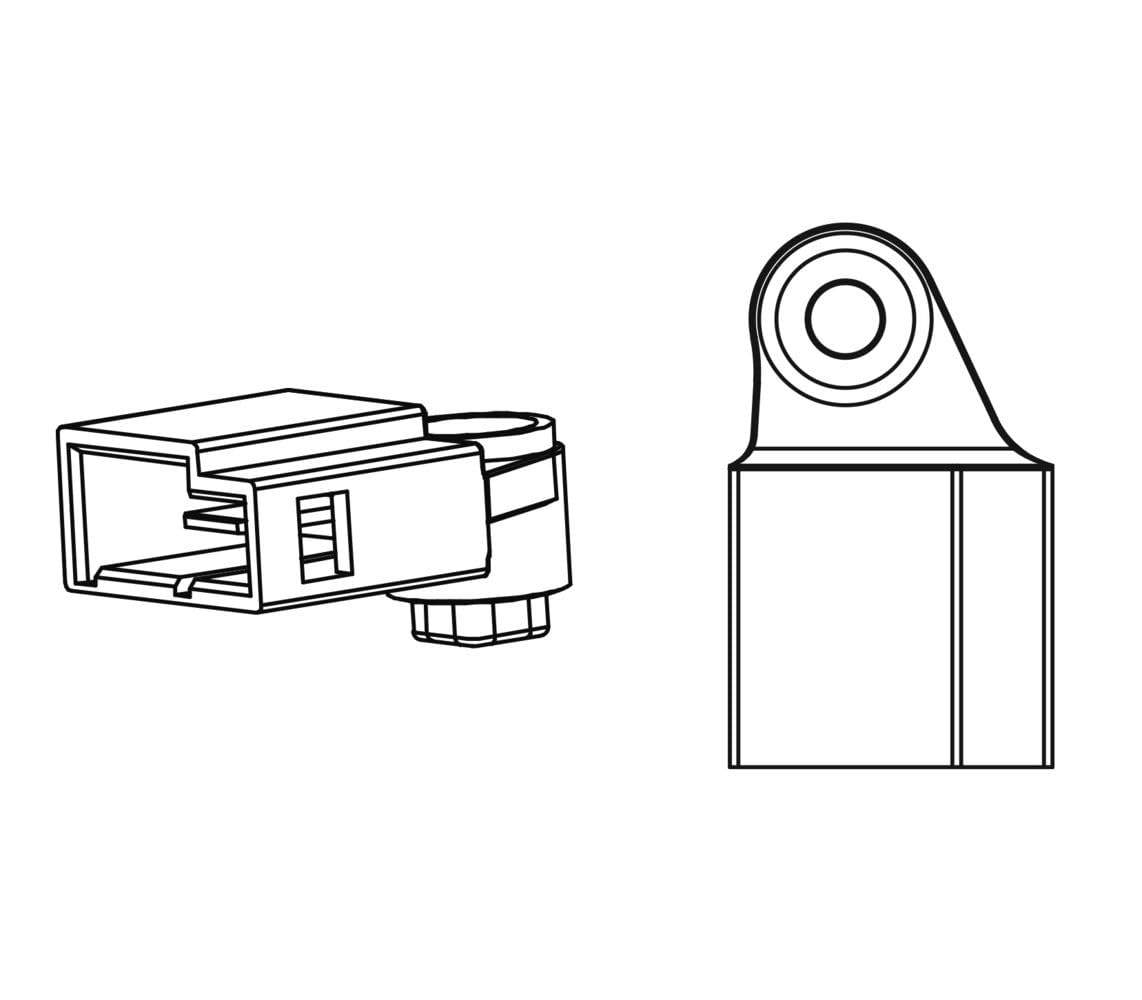 HELLA Toyota-specific connector and M8 bracket displayed for easy installation benefit