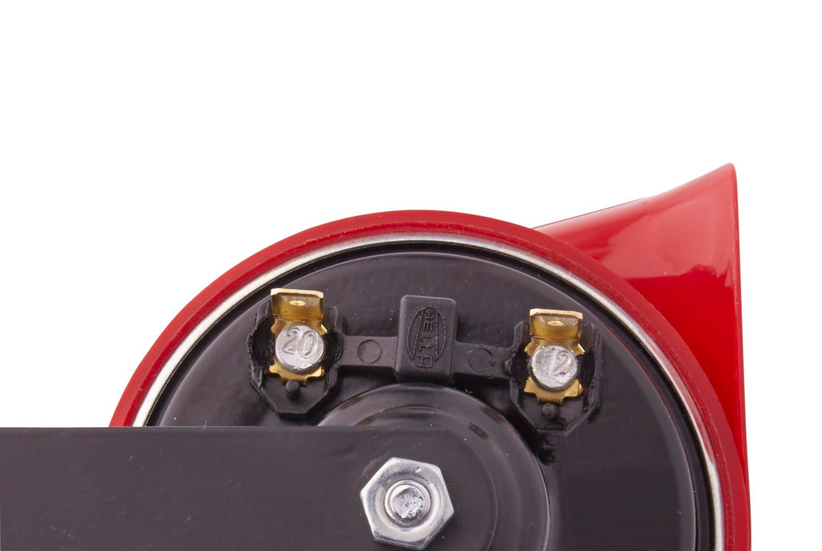 HELLA close-up of trumpet detail highlighting durable construction and precision fit