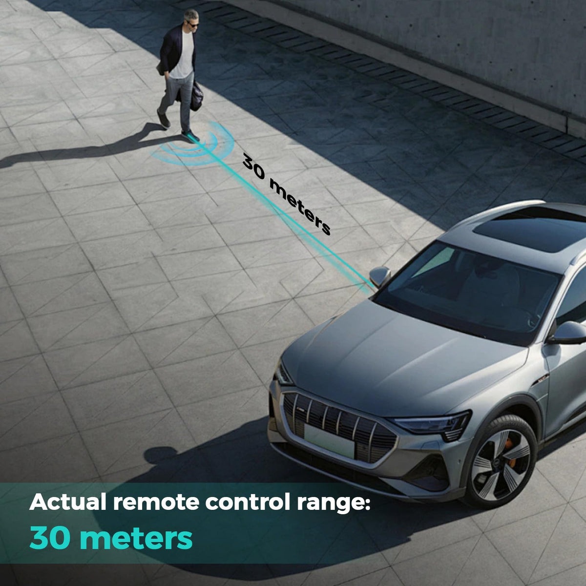 HelloAuto size comparison with original key showing correct scale