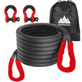 HEMDRE front packaging showing 1x30ft strap and included shackles for reliable recovery