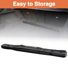 HEMRUNK folded for storage demonstrating compactness and easy stowage