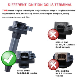 HENGCOOL ignition coil close-up showing robust housing and heat-resistant construction