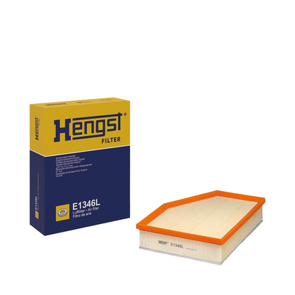 Hengst E1346L front view showing shape and seal for secure fit