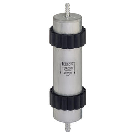 Hengst H355WK filtration media close-up showing finer particle capture benefit