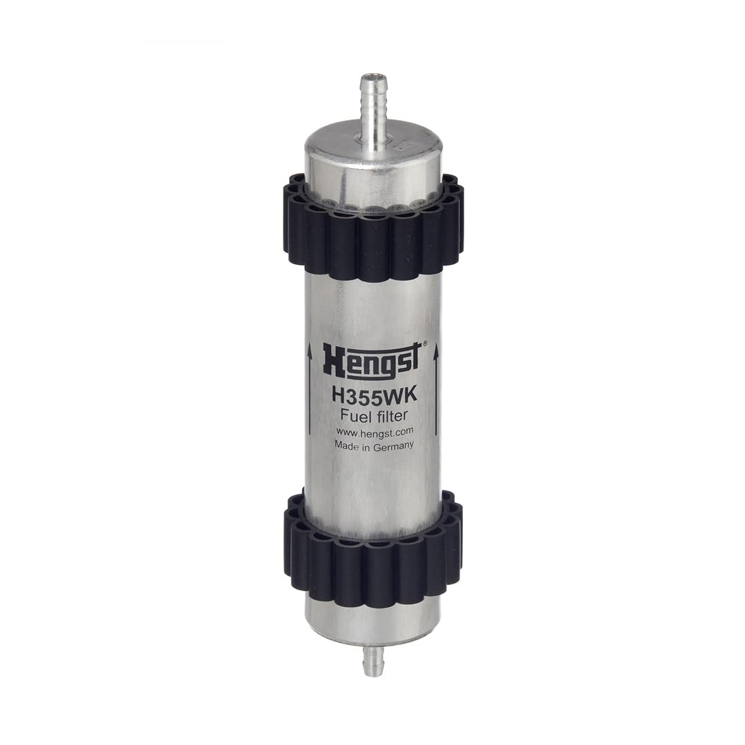 Hengst H355WK installed in engine bay showing easy replacement benefit