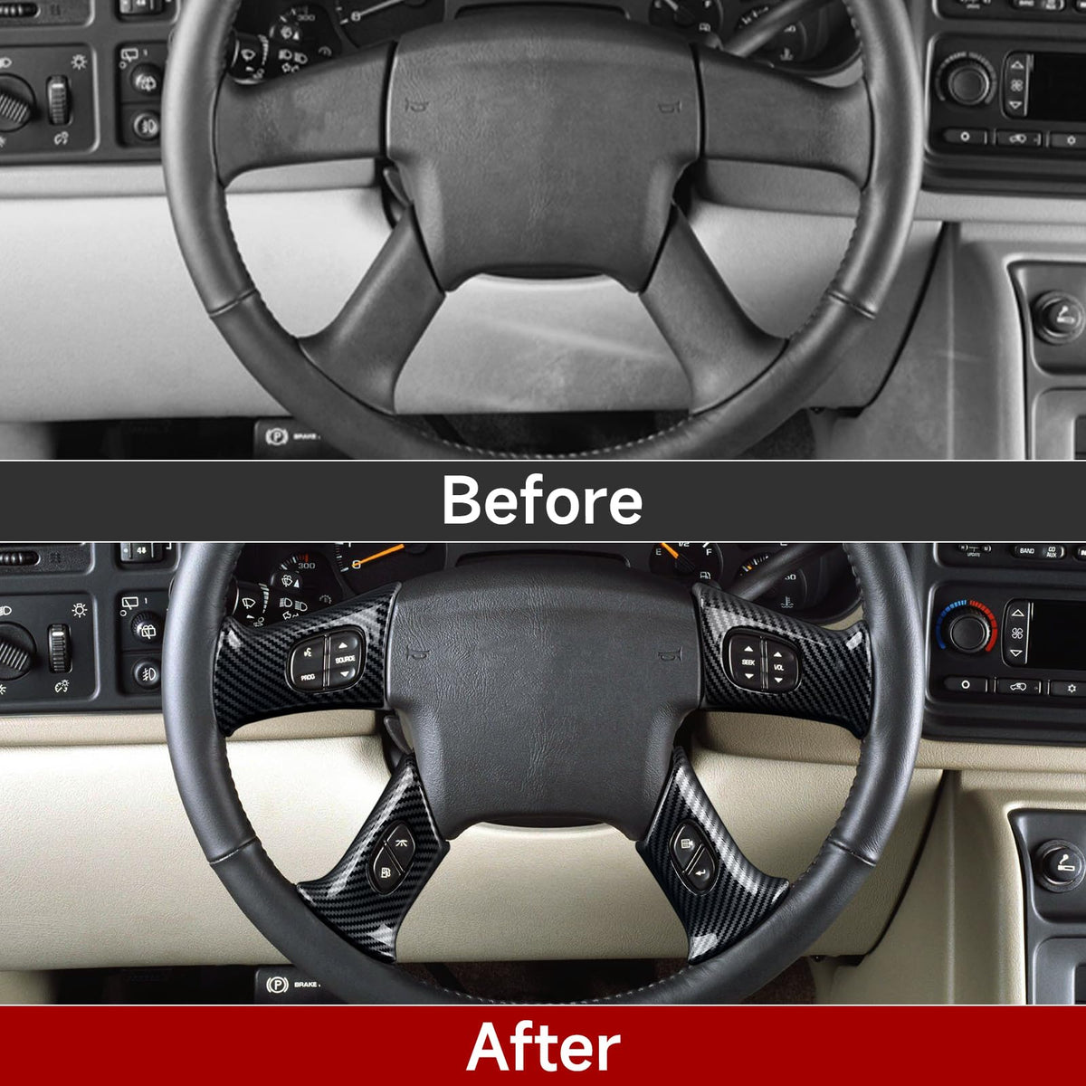 HENGYUESHANG installed on Silverado door panel demonstrating clean upgraded look