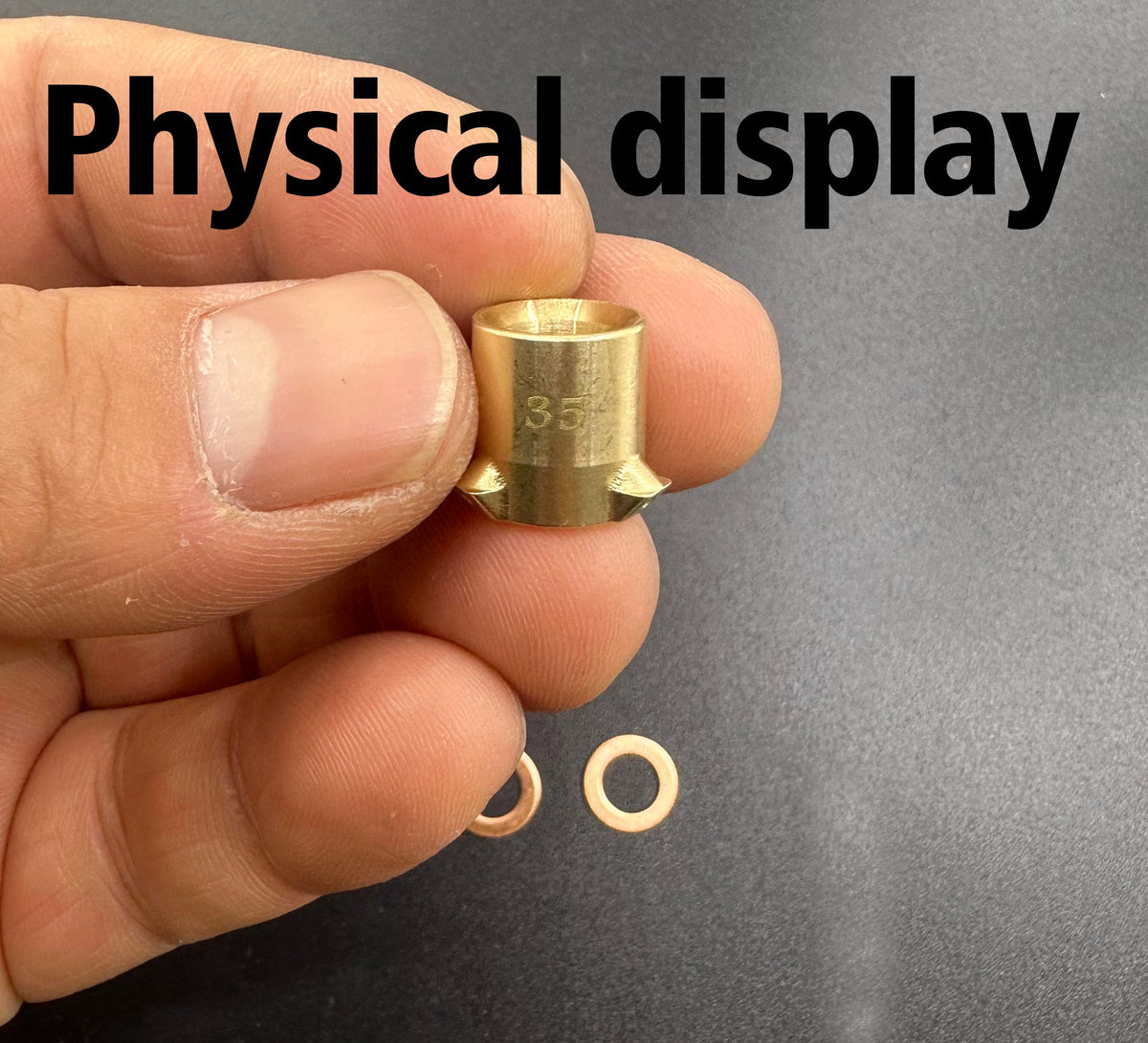 HENKYO Ho-*lley nozzle installed in carburetor showing improved throttle response