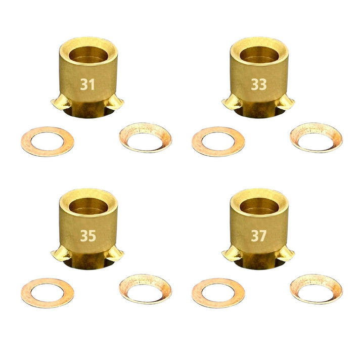 HENKYO Ho-*lley front packaging showing four nozzle sizes and gasket benefit
