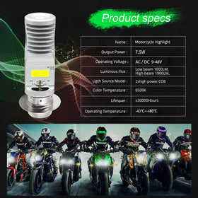 HENLIX HONLEEX label and specs close-up highlighting voltage and power details