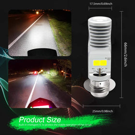HENLIX HONLEEX next to ruler demonstrating compact size and fitment ease