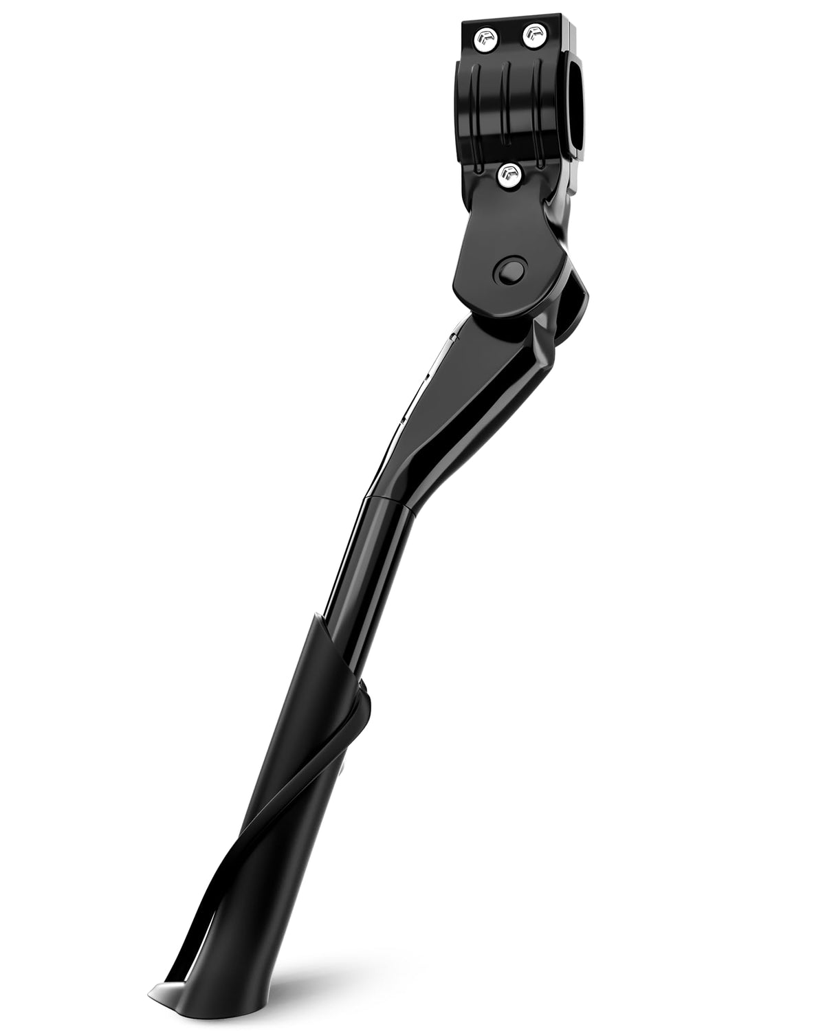 HENMI kickstand front view showing full alloy support and stable stance