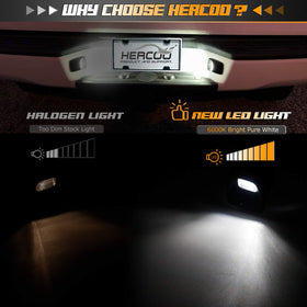 HERCOO close-up of smooth black lens highlighting durable finish