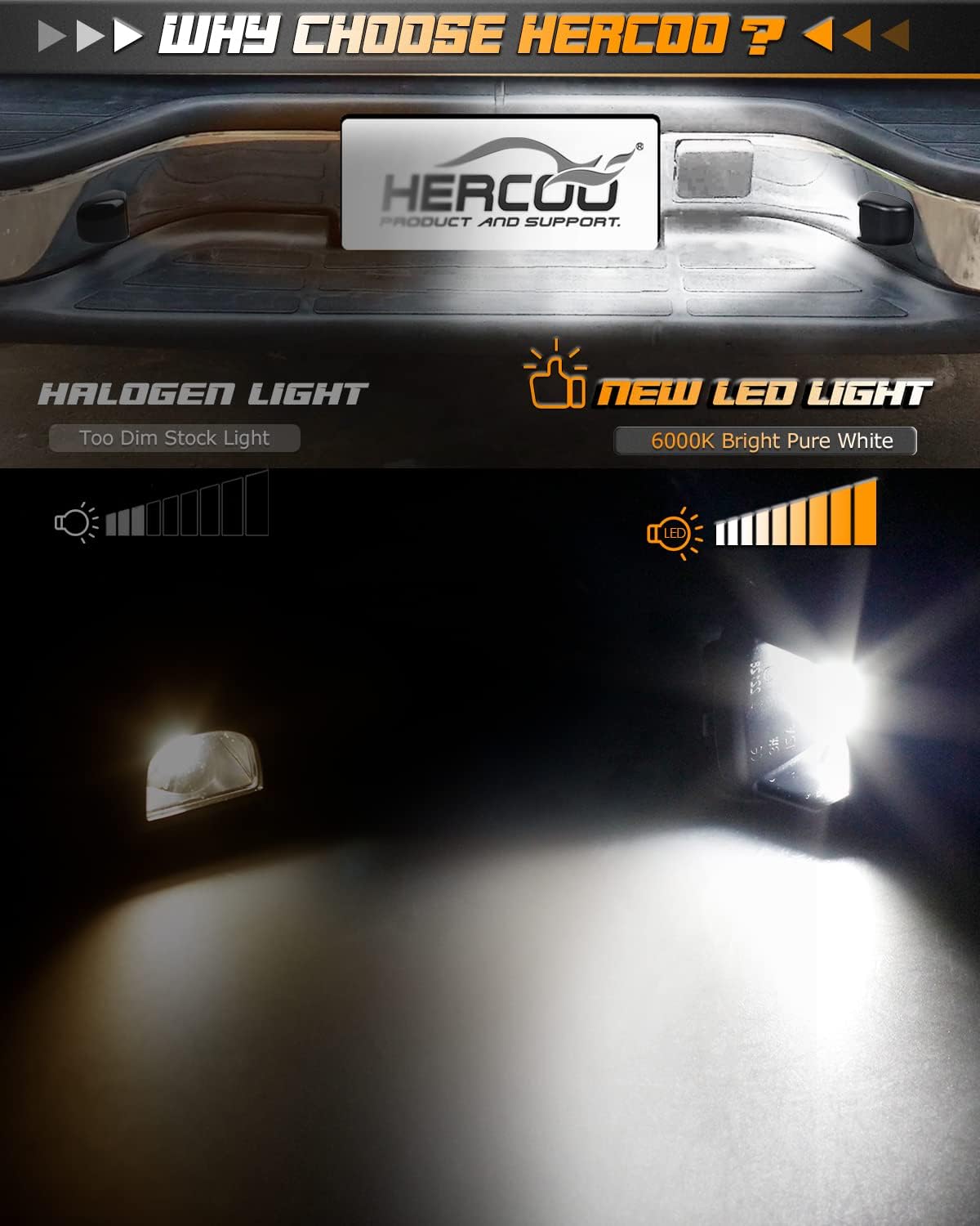 HERCOO close-up of PC clip detail proving stronger installation durability