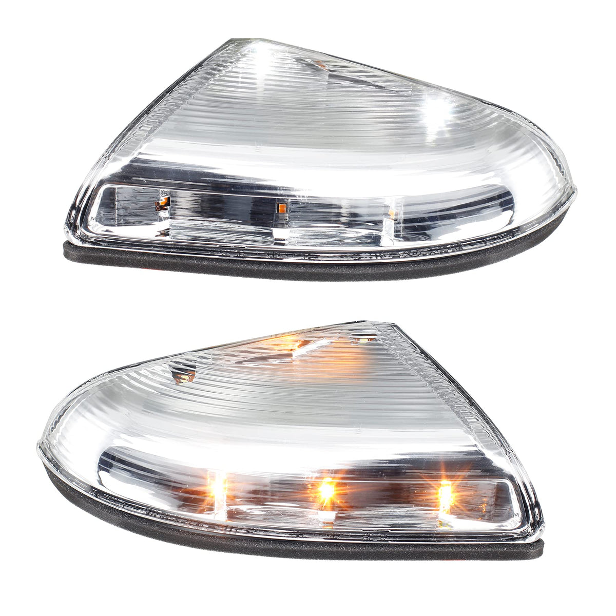 HERCOO front assembly showing lamp profile and clean fit for easy replacement
