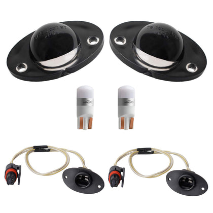 HERCOO front lens black housing showing clean replacement and improved appearance
