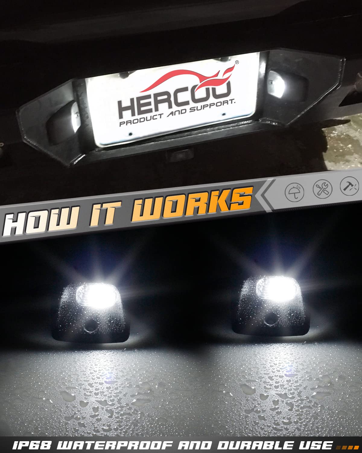 HERCOO installed on Tundra bumper showing OEM fit and neat integration