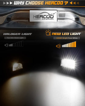 HERCOO close-up of polycarbonate lens highlighting durability benefit