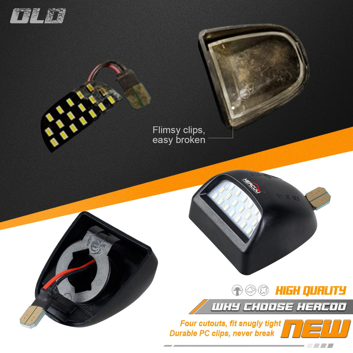 HERCOO socket and harness image showing plug-and-play convenience