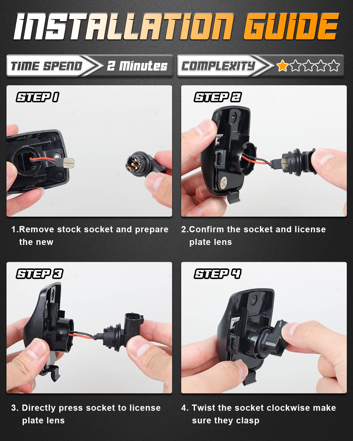 HERCOO packaged kit with sockets ready for quick plug-and-play installation