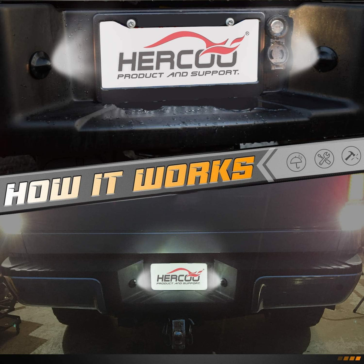 HERCOO lens beside ruler showing scale for correct fitment benefit