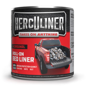 HERCULINER front can showing label and coverage—durable protection