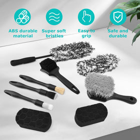 Herxsin double-ended detailing brush reaching lug nut recesses precisely