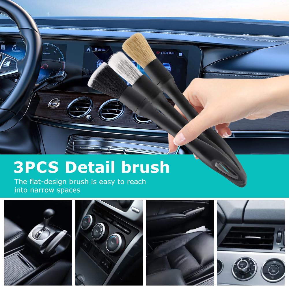 Herxsin tire shine applicator pad applying dressing evenly and cleanly