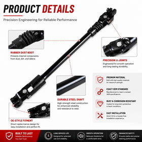 HESUNHE installed in Jeep steering column showing accurate fit and restored control