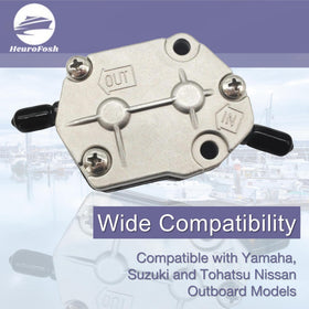 Heurofosh close-up of diaphragm area highlighting durable materials for steady fuel delivery
