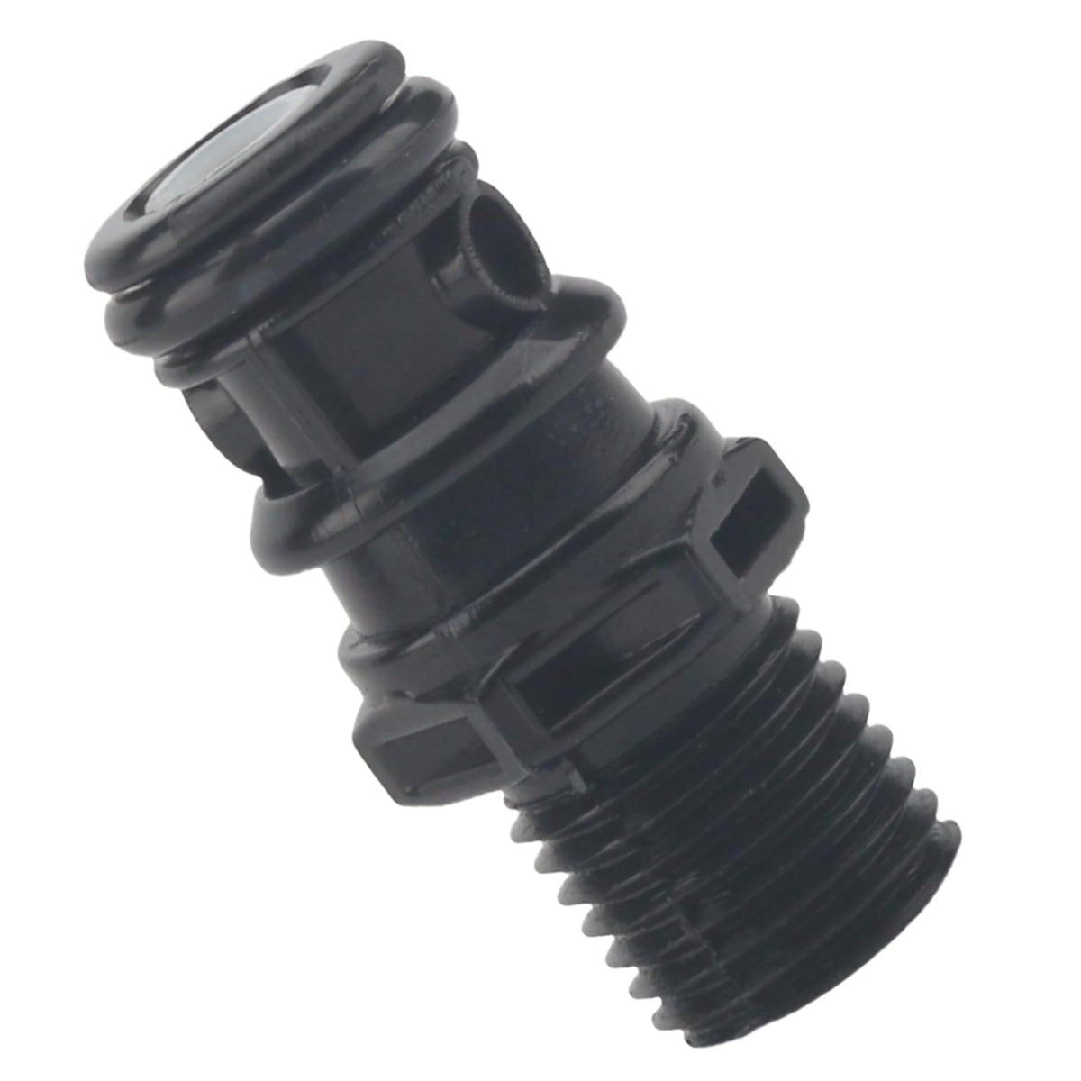 Heurofosh connected pair engaged illustrating sprayless quick-disconnect benefit