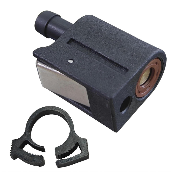 Heurofosh front view of fuel connector showing fit and finish benefit