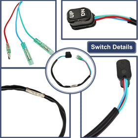 Heurofosh switch beside ruler for scale showing compact size and simple fitment