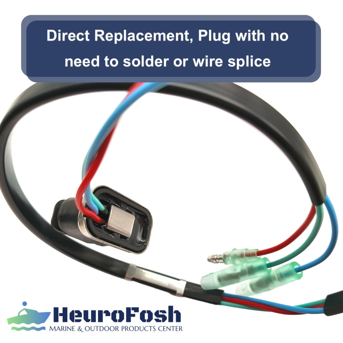 Heurofosh packaging and label showing replacement part clarity benefit