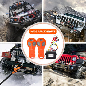 Heymaillc receiver installed on winch demonstrating easy integration benefit