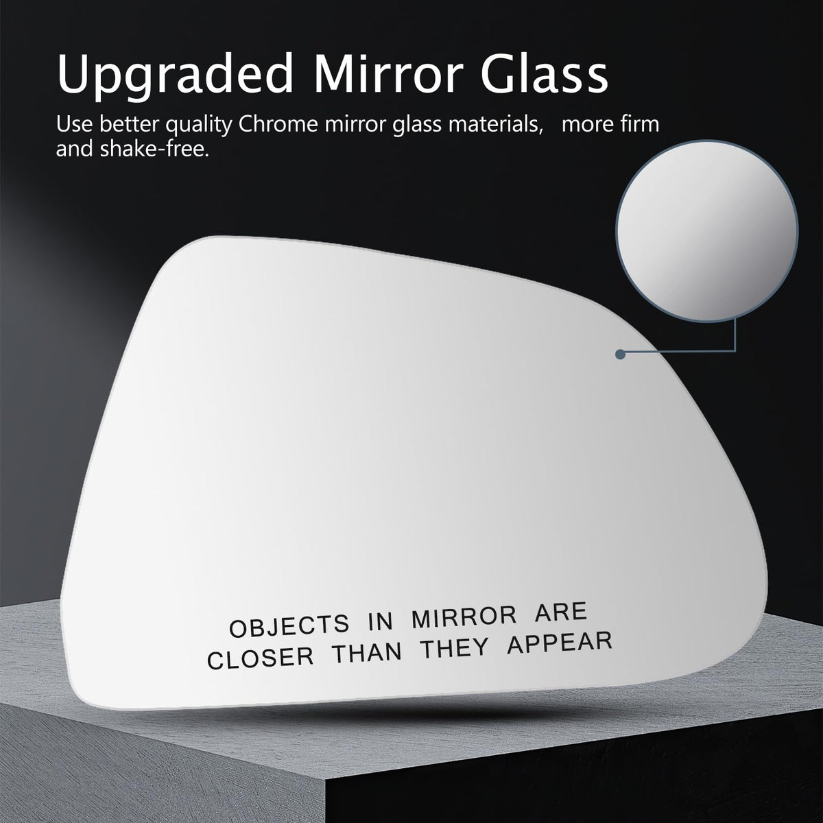 Heyokoo ABS backing plate rear view showing durable support benefit