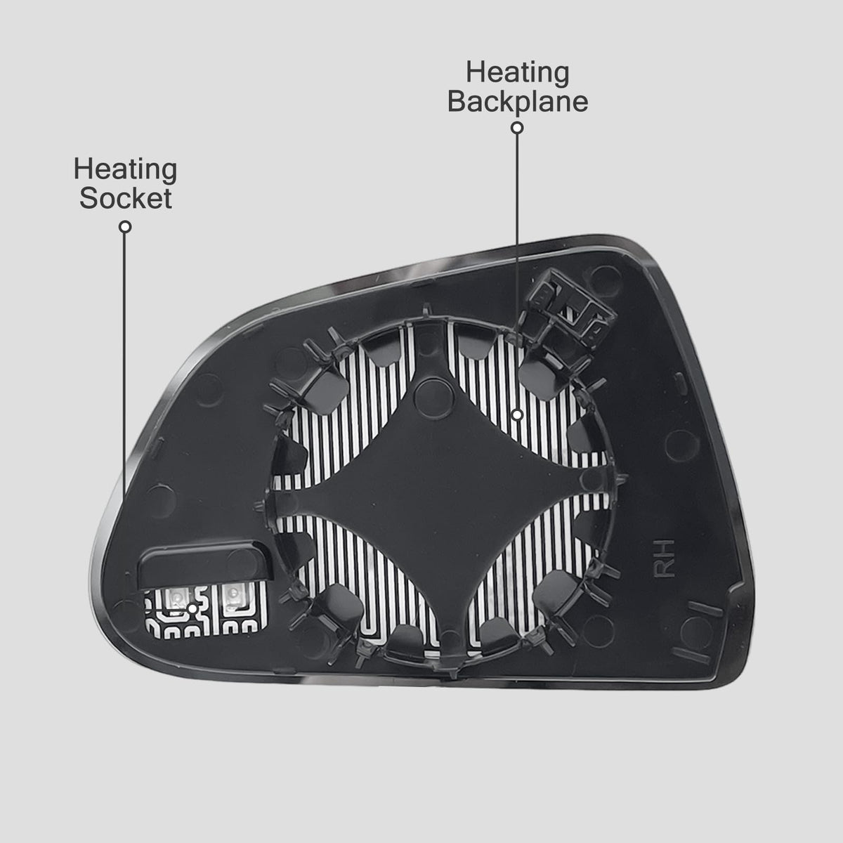 Heyokoo electrical plug and connector back view showing plug-and-play installation benefit