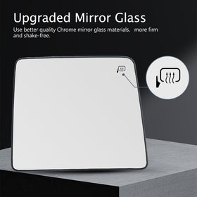 Heyokoo mirror being snapped into place during installation for easy fit