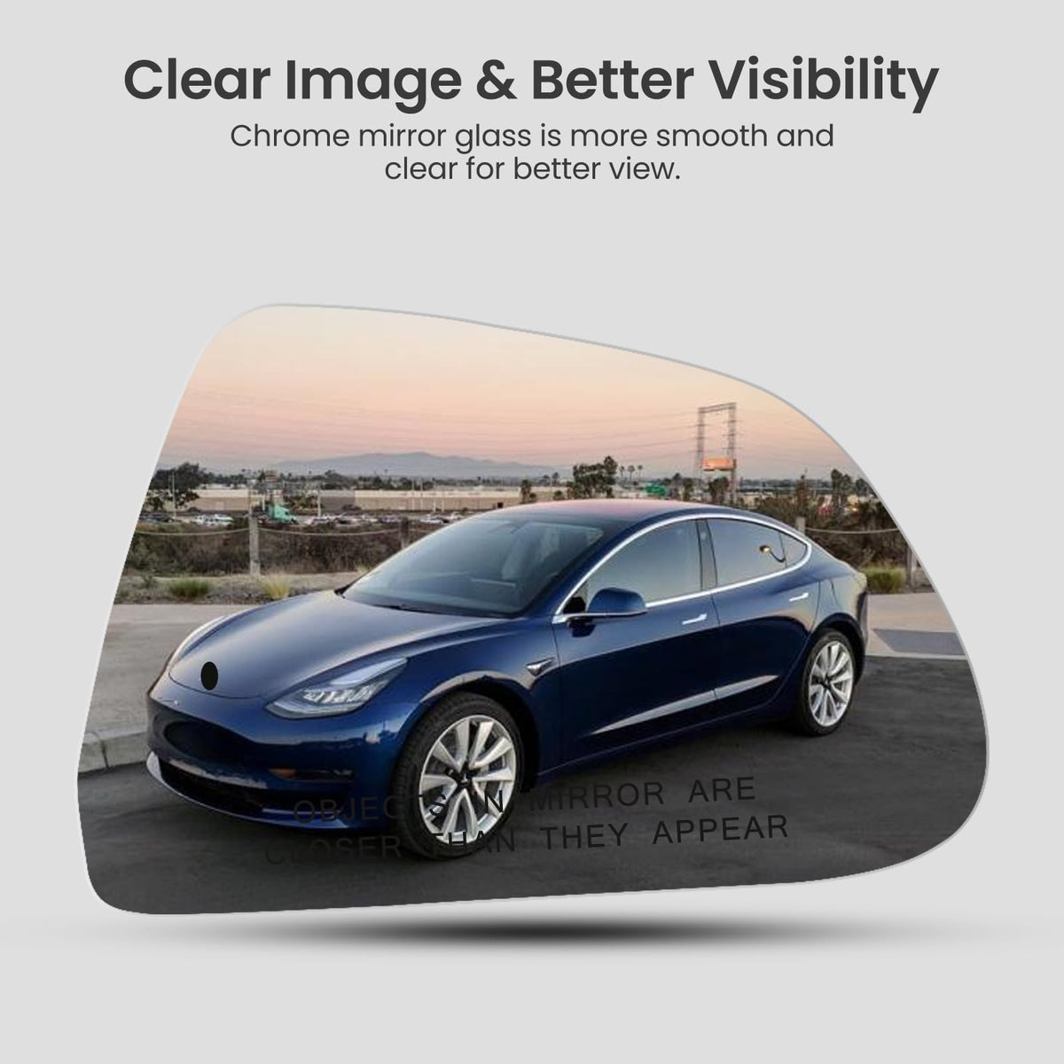 Heyokoo installed on Tesla Model 3 passenger side showing seamless OEM-like fit benefit