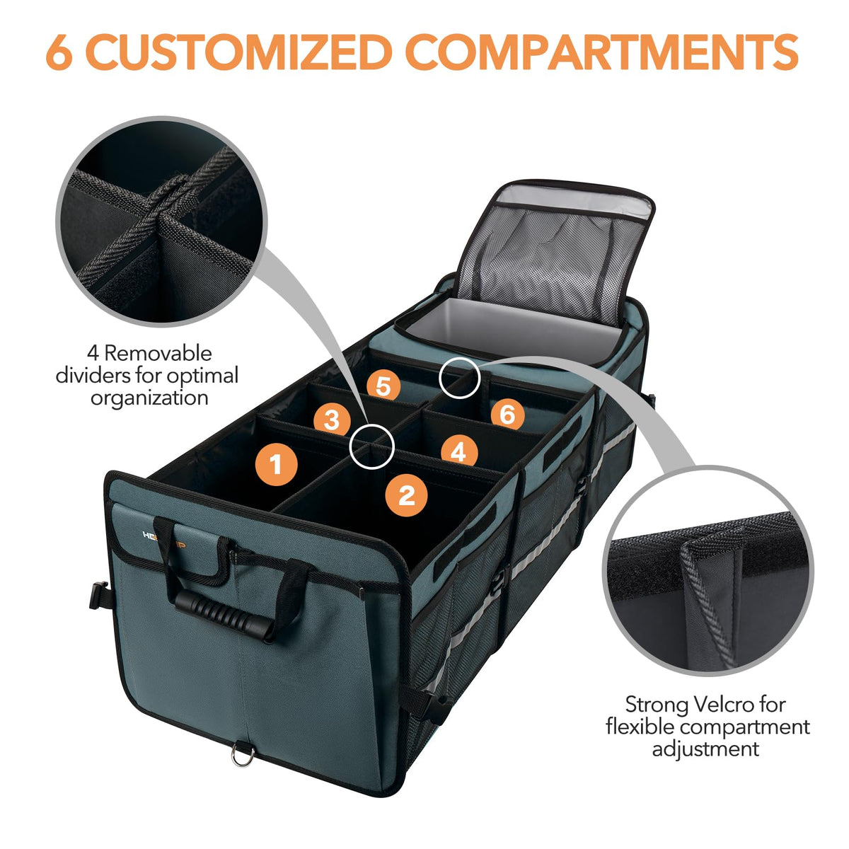 HEYTRIP underside non-slip pads displayed preventing movement and protecting carpet