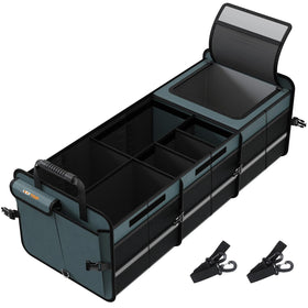 HEYTRIP front view showing full organizer and cooler for orderly storage