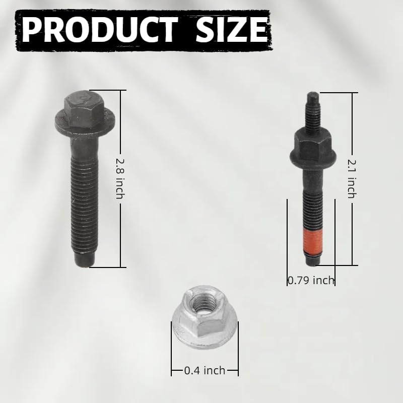 HFQTZSSL bolt set beside ruler for scale confirming correct dimensions