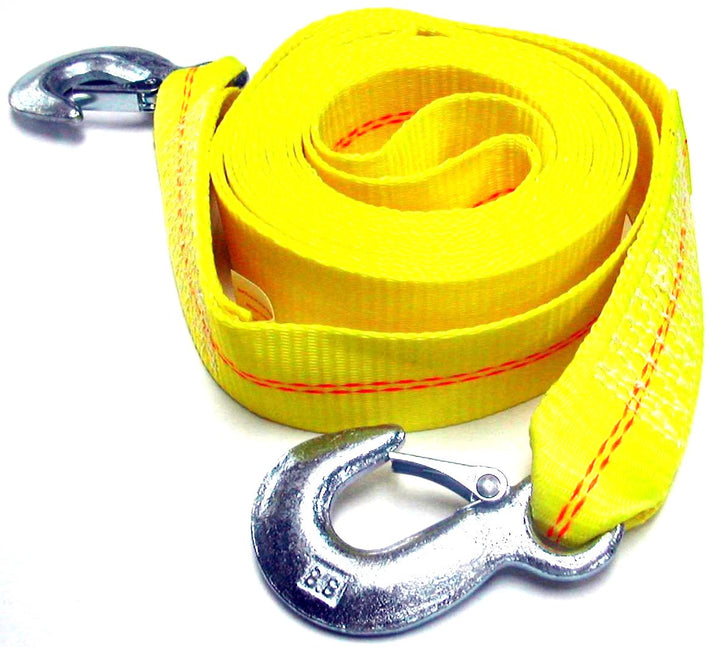 HFS front packaging showing tow strap ready to store and deploy