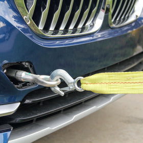 HFS rust-resistant hook close-up showing secure snap-on benefit