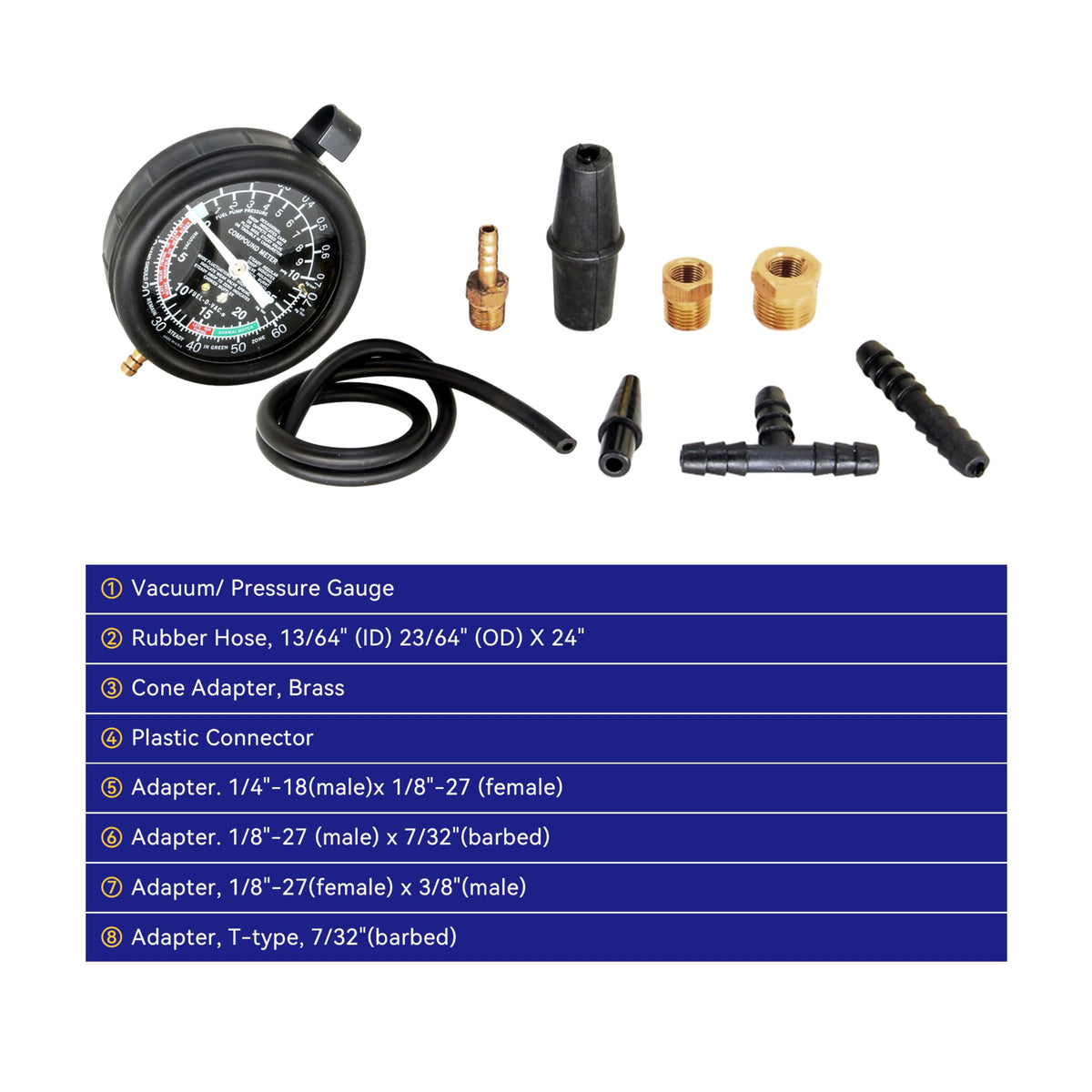 HFS kit connected to an engine demonstrating on-vehicle diagnostic convenience