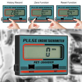 HFWHOK LCD screen closeup displaying accurate RPM numbers for easy reading