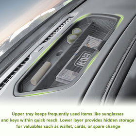 HGWEI tray holding sunglasses and keys for quick access and organization