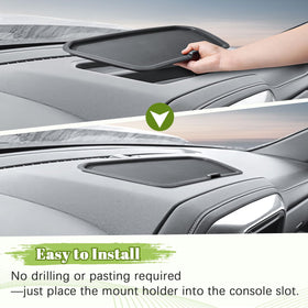 Detail of HGWEI rubber pads preventing items from sliding and rattling
